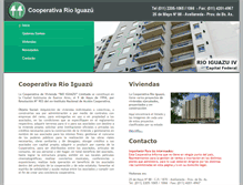 Tablet Screenshot of coop-rioiguazu.com.ar